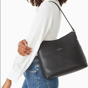 Kate Spade Bailey Black Leather Shoulder Bag